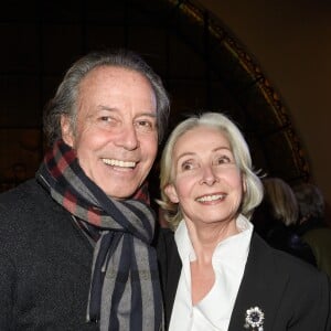 Michel Leeb et sa soeur Rejane Lafont - People à la générale du spectacle de "Michel Leeb - 40 ans !" au Casino de Paris le 14 décembre 2017. © Coadic Guirec/Bestimage