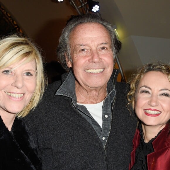 Chantal Ladesou, Michel Leeb et Christelle Chollet - People à la générale du spectacle de "Michel Leeb - 40 ans !" au Casino de Paris le 14 décembre 2017. © Coadic Guirec/Bestimage