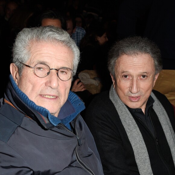 Claude Lelouch et Michel Drucker - People à la générale du spectacle de "Michel Leeb - 40 ans !" au Casino de Paris le 14 décembre 2017. © Coadic Guirec/Bestimage