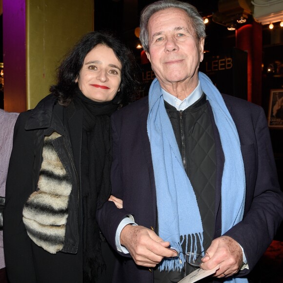 Jean-Louis Debré et sa compagne Valérie Bochenek - People à la générale du spectacle de "Michel Leeb - 40 ans !" au Casino de Paris le 14 décembre 2017. © Coadic Guirec/Bestimage