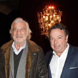 Jean-Paul Belmondo et Frédéric Jérome - People à la générale du spectacle de "Michel Leeb - 40 ans !" au Casino de Paris le 14 décembre 2017. © Coadic Guirec/Bestimage