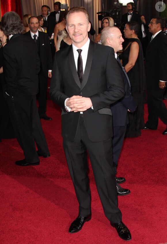 Morgan Spurlock aux Oscars 2012.