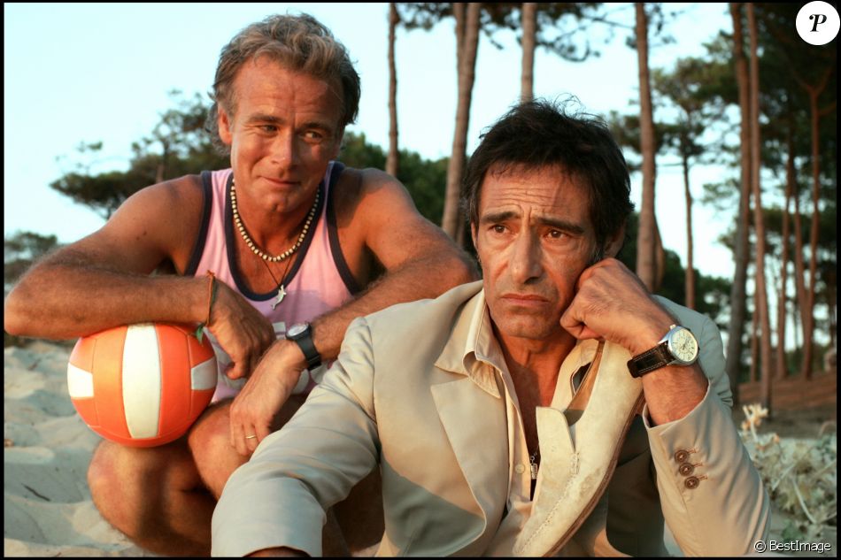 Exclusif Gerard Lanvin Et Franck Dubosc Sur Le Tournage De Camping En 2005 Purepeople