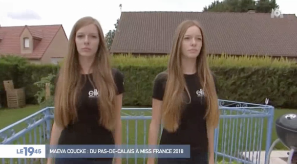 Maëva Coucke (Miss France 2018) était, avec sa soeur jumelle Alizée, la star d'un reportage de M6 sur le mannequinat en 2011.