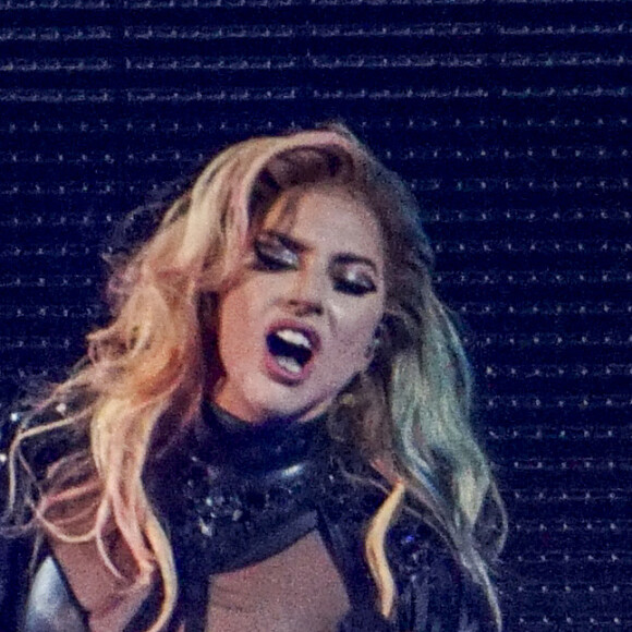 Lady Gaga en concert au Rogers Arena à Vancouver à l'occasion de sa tournée mondiale "Joanne World Tour", le 1er août 2017.
