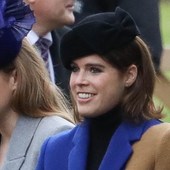 Exclusif - Les princesses Eugenie et Beatrice d'York à la messe de Noël à Sandringham le 25 décembre 2017