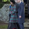 La duchesse Catherine de Cambridge, enceinte, et le prince William à l'église St Mary Magdalene pour la messe de Noël à Sandringham le 25 décembre 2017