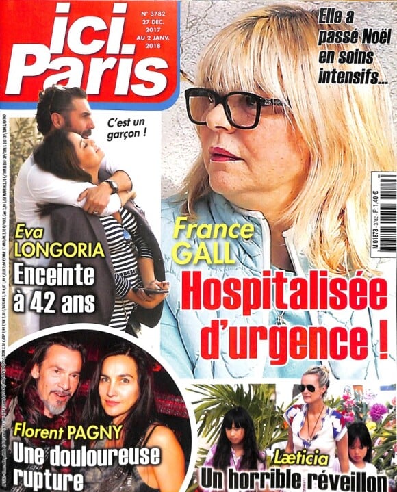 Couverture du magazine "Ici Paris" en kiosques le 27 décembre 2017