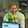 Le prince Harry dans les studios de BBC Radio 4 à Londres le 27 décembre 2017, rédacteur en chef invité de la matinale Today.