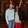 Exclusif - Vincent Parisi et Muriel Hurtis au dîner caritatif pour l'Euro foot jeunes organisé à la Mairie de Lille le 4 juin 2016. Le couple a eu le 21 décembre 2017 un garçon, Gabriel. © Giancarlo Gorassini / Bestimage