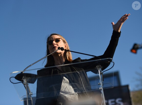 Jodie Foster - Les célébrités à la journée United Voices Rally à UTA Plaza à Beverly Hills, le 24 février 2017 © Chris Delmas/Bestimage