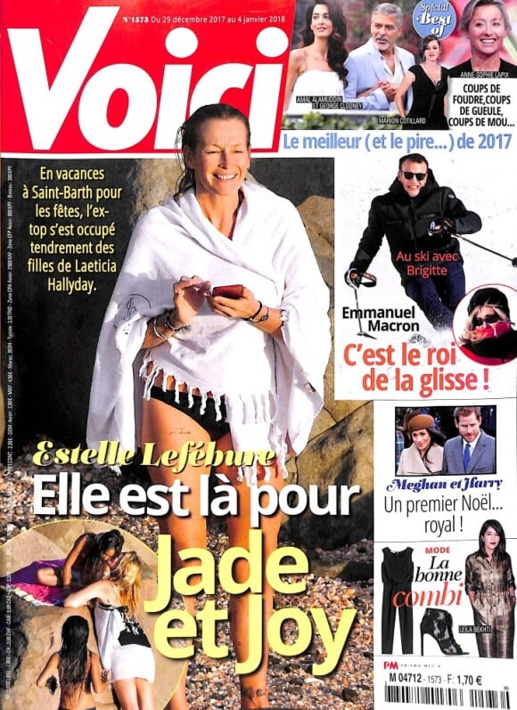 Magazine "Voici", en kiosques vendredi 29 décembre 2017.