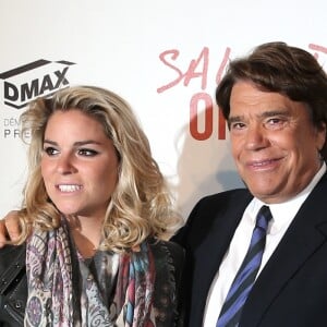 Bernard Tapie avec sa femme Dominique et sa fille Sophie - Avant-première de 'Salaud on t'aime' à l'UGC Normandie sur les Champs-Elysées à Paris le 31 mars 2014.