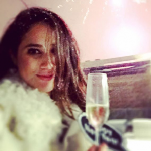 Meghan Markle sur Instagram le 1er janvier 2016, souhaitant une bonne année à ses abonnés depuis l'Islande.