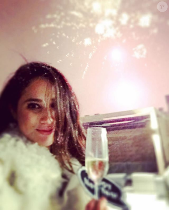 Meghan Markle sur Instagram le 1er janvier 2016, souhaitant une bonne année à ses abonnés depuis l'Islande.