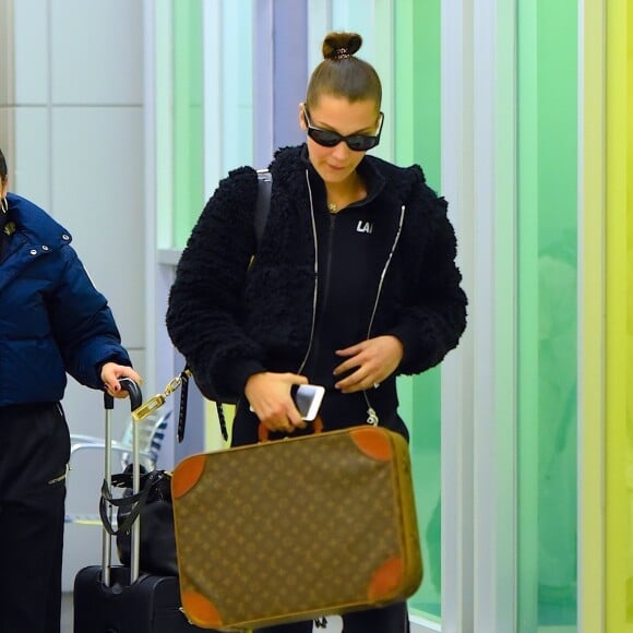 Bella Hadid à New York, le 11 décembre 2017.