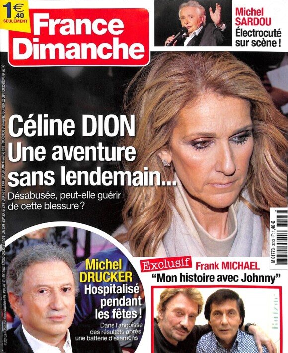 Couverture du magazine "France Dimanche" en kiosques le 5 janvier 2018