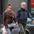 Daniel Day-Lewis et sa femme Rebecca Miller se baladent dans le quartier de Manhattan's TribeCa à New York, le 19 novembre 2016