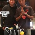 Jean Imbert en studio avec Pharrell Williams, Instagram, le 7 janvier 2017.