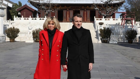 Brigitte et Emmanuel Macron en Chine : Un duo complice qui brave le froid