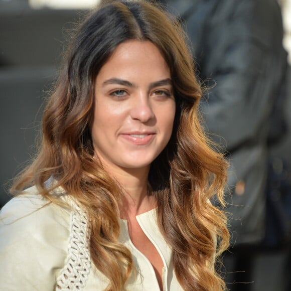 Anouchka Delon - Arrivées au défilé de mode printemps-été 2018 "Chanel" au Grand Palais à Paris. Le 3 octobre 2017