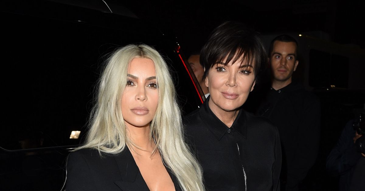 Kim Kardashian Et Sa Mère Kris Jenner Arrivent Au Défilé Alexander Wang Lors De La Fashion Week 