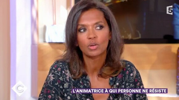 Karine Le Marchand dans "C à vous", 12 janvier 2018, France 5