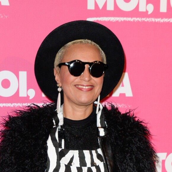 La chanteuse Lââm - Avant-première du film "Moi, Tonya" au cinéma l'UGC Normandie à Paris le 15 janvier 2018. © Coadic Guirec/Bestimage