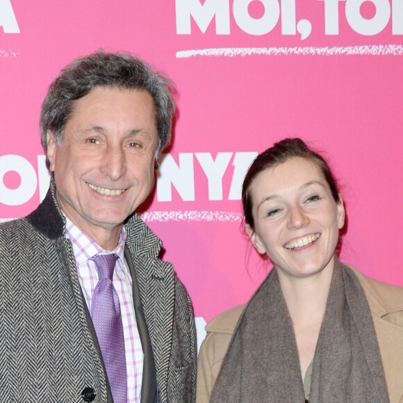 Patrick de Carolis et sa fille Joséphine - Avant-première du film "Moi, Tonya" au cinéma l'UGC Normandie à Paris le 15 janvier 2018. © Coadic Guirec/Bestimage