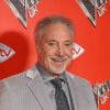 Tom Jones lors du photocall de l'émission The Voice à l'hôtel Ham Yard à Londres le 3 janvier 2018.