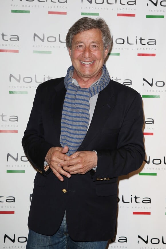 Exclusif - Patrick Sabatier - Anniversaire de l'incontournable programmateur de television et de radio Jacques Sanchez au restaurant branche NOLITA à Paris 8ème le 29 mai 2013.