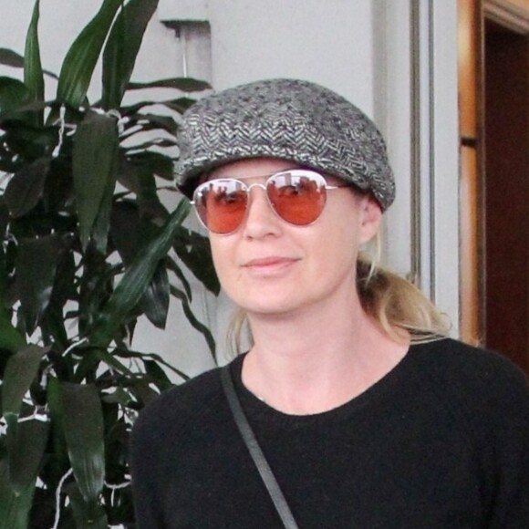 Ellen Pompeo à la sortie du restaurant "E Baldi" à Beverly Hills. Le 4 janvier 2018