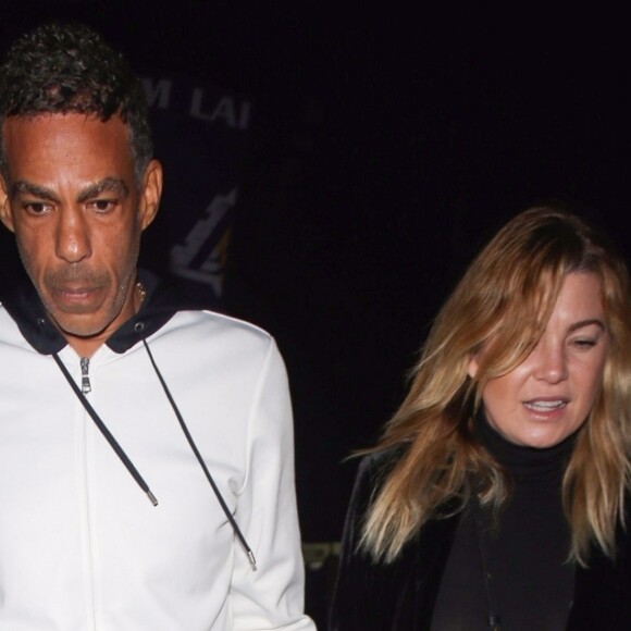 Ellen Pompeo et son mari Chris Ivery sont allés assister à un match de basket des LA Lakers à Los Angeles, le 3 décembre 2017