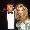 Donald et Ivana Trump au temps de leur mariage. Photo datée de 1985.