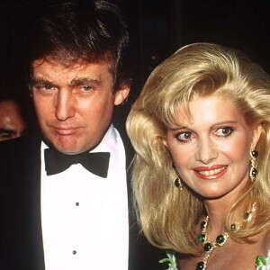 Donald et Ivana Trump au temps de leur mariage. Photo datée de 1985.