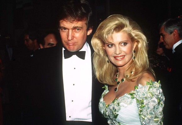 Donald et Ivana Trump au temps de leur mariage. Photo datée de 1985.