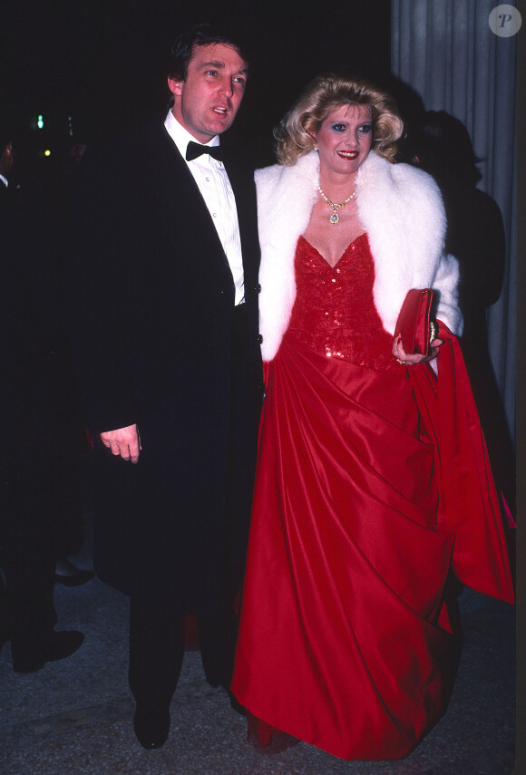 Donald et Ivana Trump au temps de leur mariage. Photo datée de 1986.