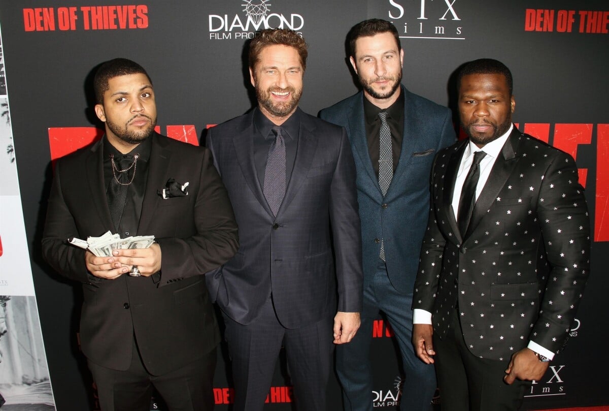 Photo : Gerard Butler, Pablo Schreiber, 50 Cent (Curtis James Jackson