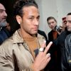 Neymar Jr - Sorties du défilé de mode Louis Vuitton homme automne-hiver 2018-2019 au Palais Royal à Paris. Le 18 janvier 2018 © CVS - Veeren / Bestimage