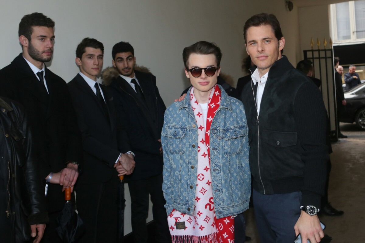 James Marsden Brings Son Jack to Louis Vuitton Menswear Paris
