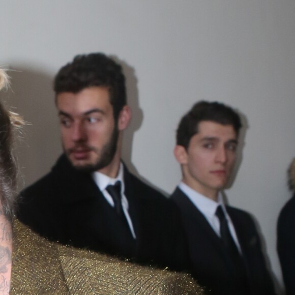 David Beckham - Arrivées du défilé de mode Louis Vuitton homme automne-hiver 2018-2019 au Palais Royal à Paris. Le 18 janvier 2018 © CVS - Veeren / Bestimage