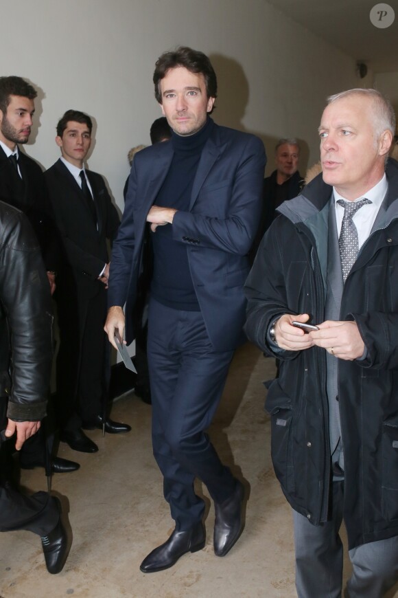 Antoine Arnault - Arrivées du défilé de mode Louis Vuitton homme automne-hiver 2018-2019 au Palais Royal à Paris. Le 18 janvier 2018 © CVS - Veeren / Bestimage