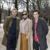 David Beckham, sa femme Victoria et leur fils Brooklyn au défilé de mode Louis Vuitton homme automne-hiver 2018-2019 au Palais Royal à Paris. Le 18 janvier 2018 © Olivier Borde / Bestimage
