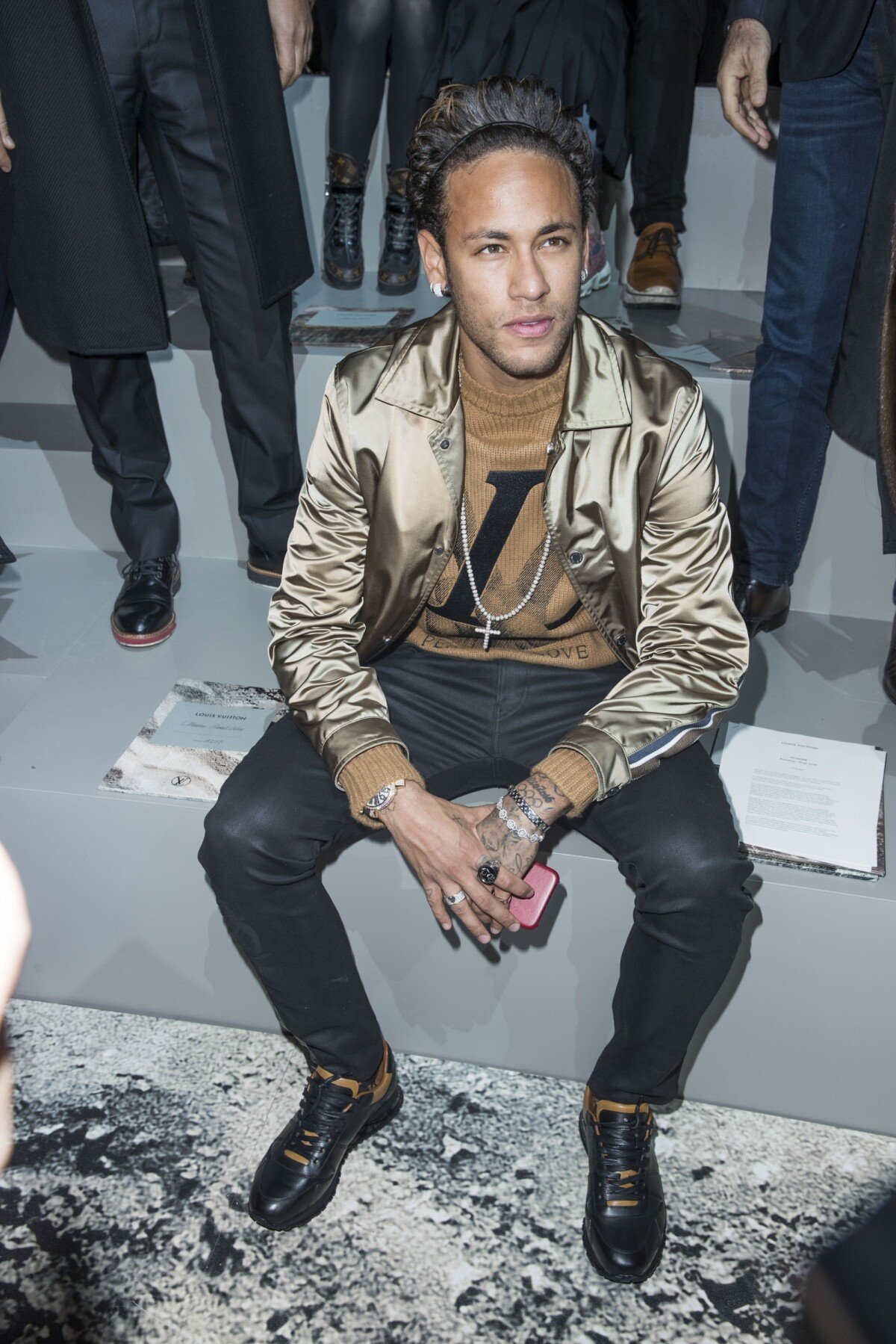 Neymar Jr bei der Louis Vuitton Herren Herrenmode Herbst/Winter