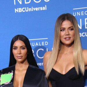 Kim et Khloé Kardashian à la soirée NBC Universal 2017 à New York le 15 mai 2017.