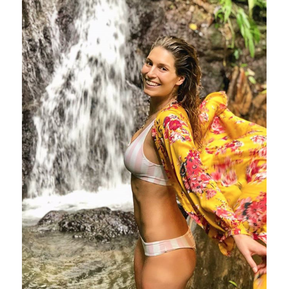 Laury Thilleman le 20 janvier 2018 en Colombie.
