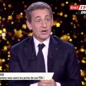 Nicolas Sarkozy dans "L'Equipe du soir" le 22 janveir 2018.