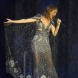 Céline Dion sur la scène du Caesars Palace à Las Vegas. Décembre 2017.
