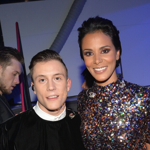 Exclusif - Loïc Nottet et Shy'm - Backstage - Enregistrement de l'émission "Goldman, 40 ans de chansons" à la Seine Musicale à Boulogne-Billancourt, qui sera diffusée le 26 janvier 2018 sur TF1. Le 8 juin 2017 © Cyril Moreau-Veeren Ramsamy / Bestimage