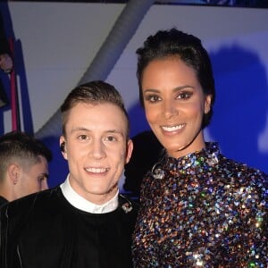 Exclusif - Loïc Nottet et Shy'm - Backstage - Enregistrement de l'émission "Goldman, 40 ans de chansons" à la Seine Musicale à Boulogne-Billancourt, qui sera diffusée le 26 janvier 2018 sur TF1. Le 8 juin 2017 © Cyril Moreau-Veeren Ramsamy / Bestimage